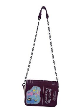 Handbook For The Recently Deceased Beetlejuice Themed Crossbody Bag With Chain &